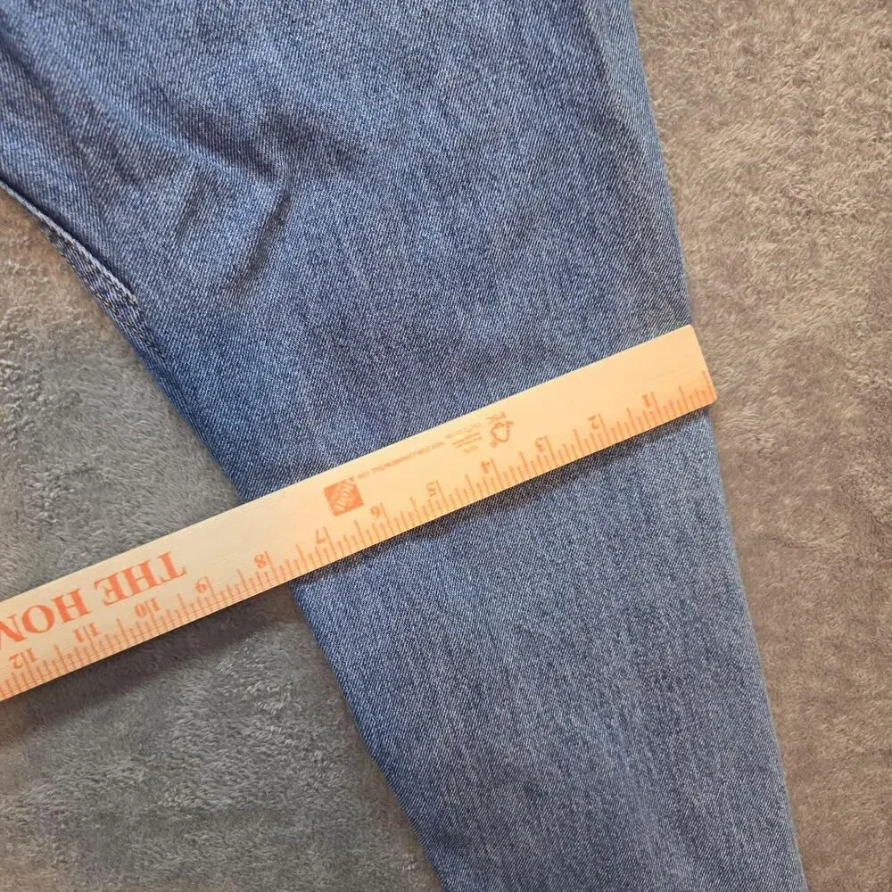 Levi's 505 Jeans Mens 38x30 Blue Medium Wash Regular Fit Straight Leg Denim